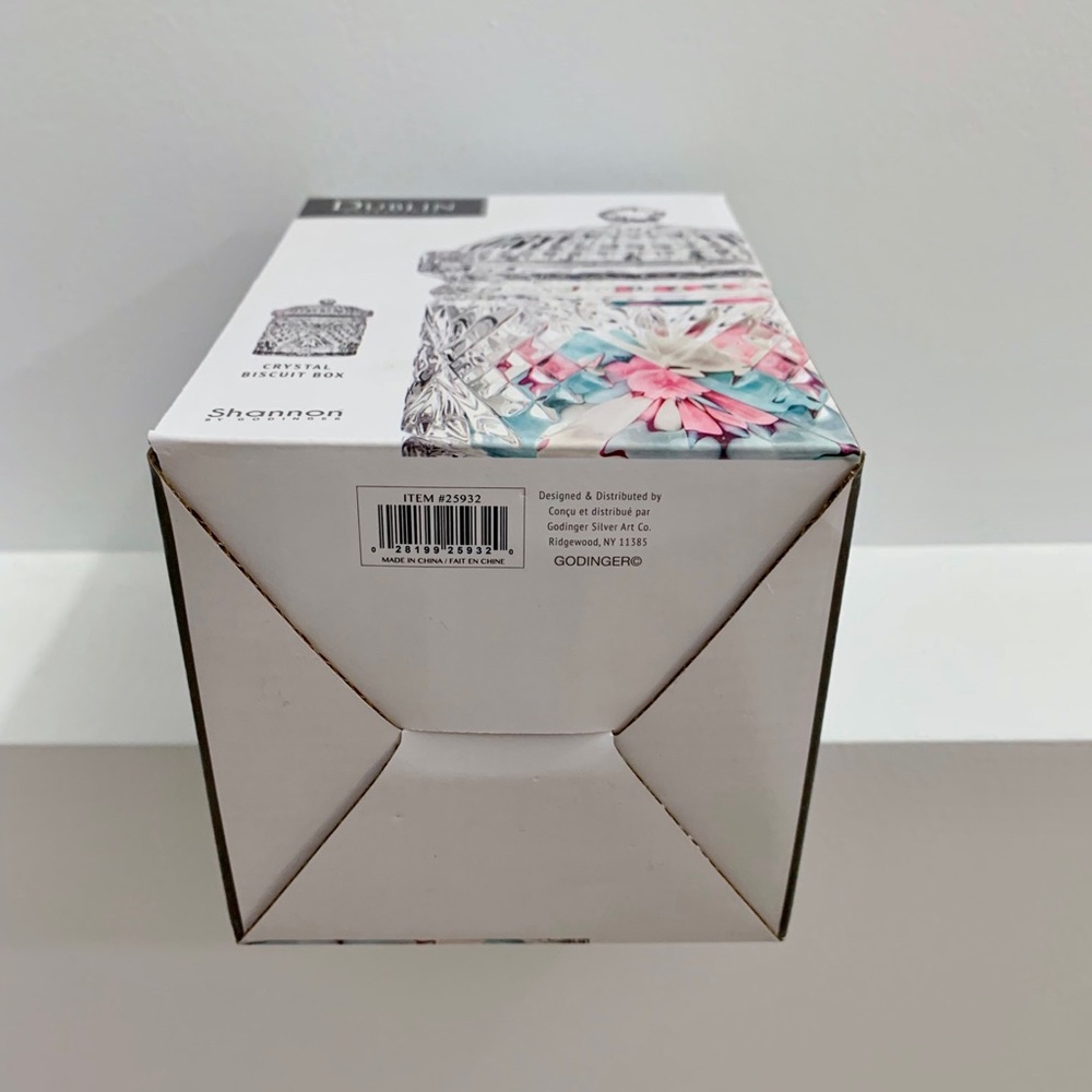 NIB Godinger Dublin Biscuit Box - Picture 7 of 7